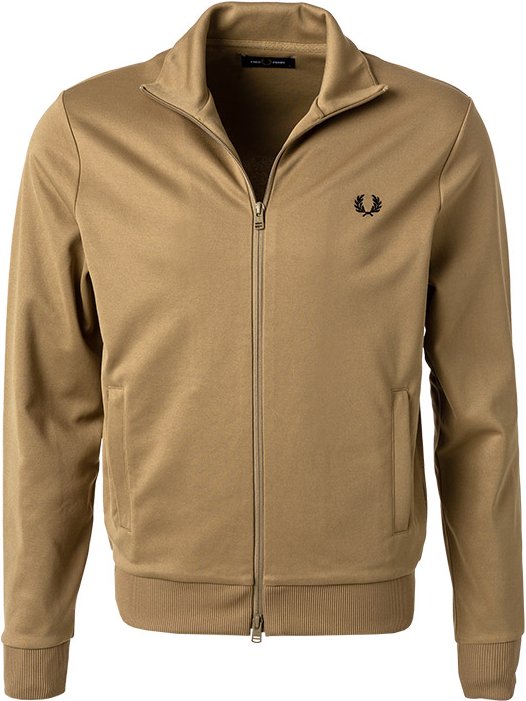 Fred Perry Herren Sweatjacke braun unifarben