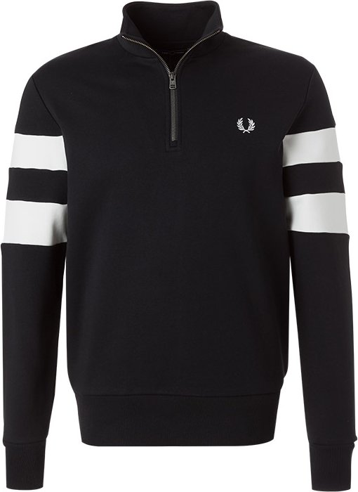 Thumbnail - Fred Perry Herren Sweatshirt schwarz unifarben