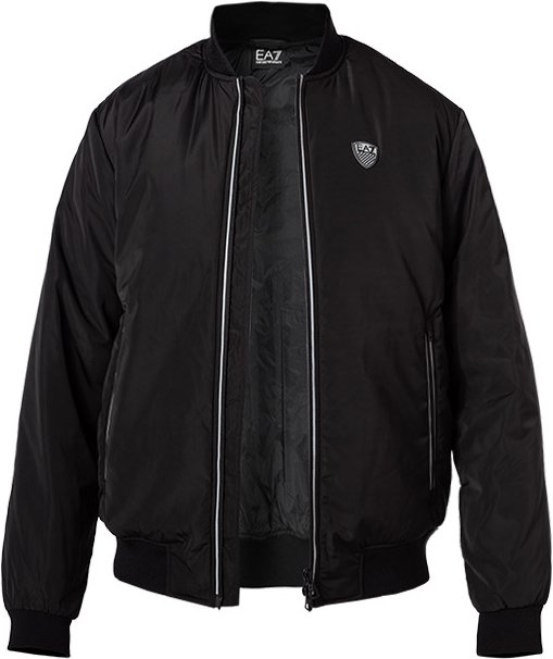 EA7 Herren Jacke schwarz unifarben