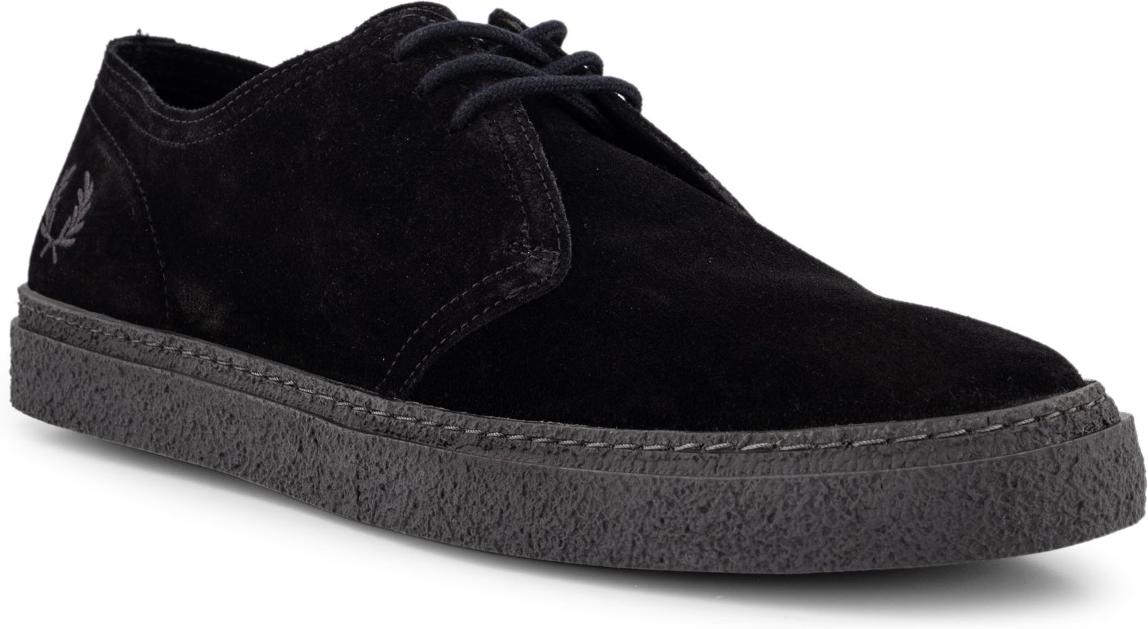 Thumbnail - Fred Perry Herren Schnürschuhe schwarz Velours