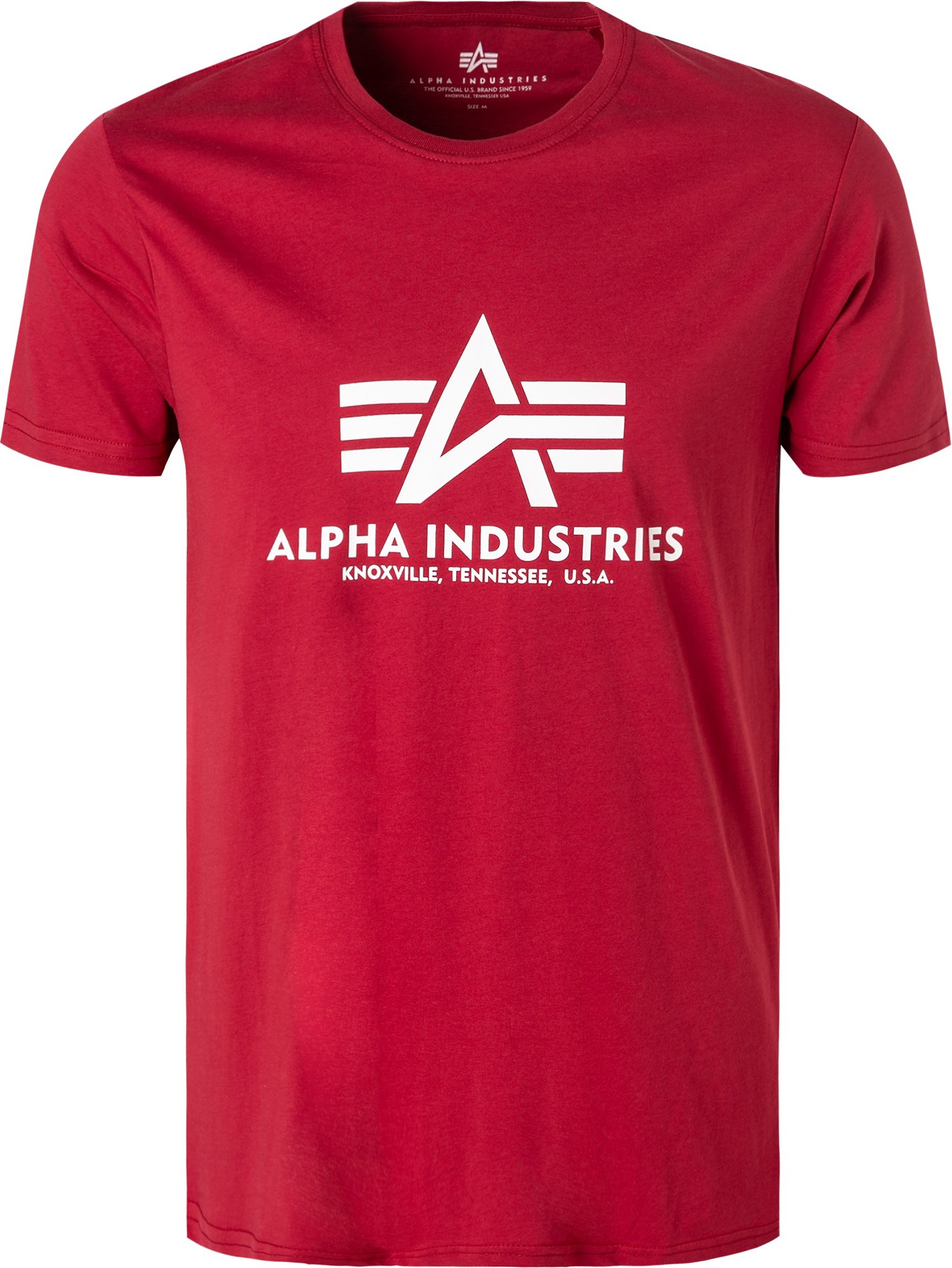 ALPHA INDUSTRIES Herren T-Shirt rot