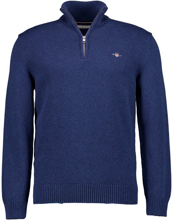 Thumbnail - Gant Herren Pullover blau unifarben