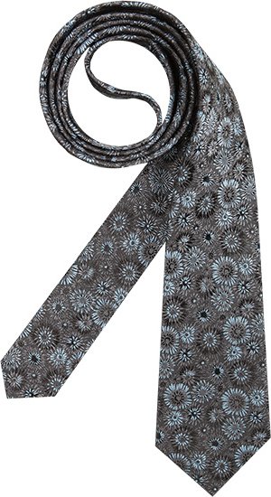 LANVIN Herren Krawatte grau Gemustert