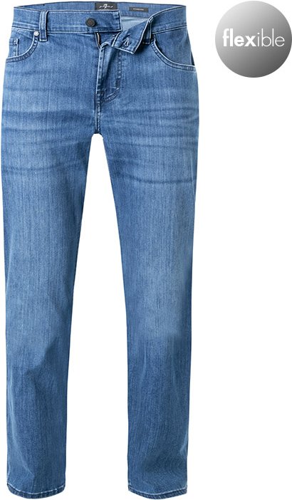 Thumbnail - 7 for all mankind Herren Jeans blau