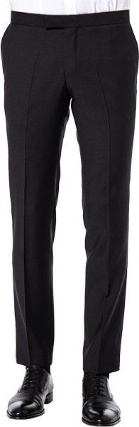OSCAR JACOBSON Herren Smoking-Hose schwarz
