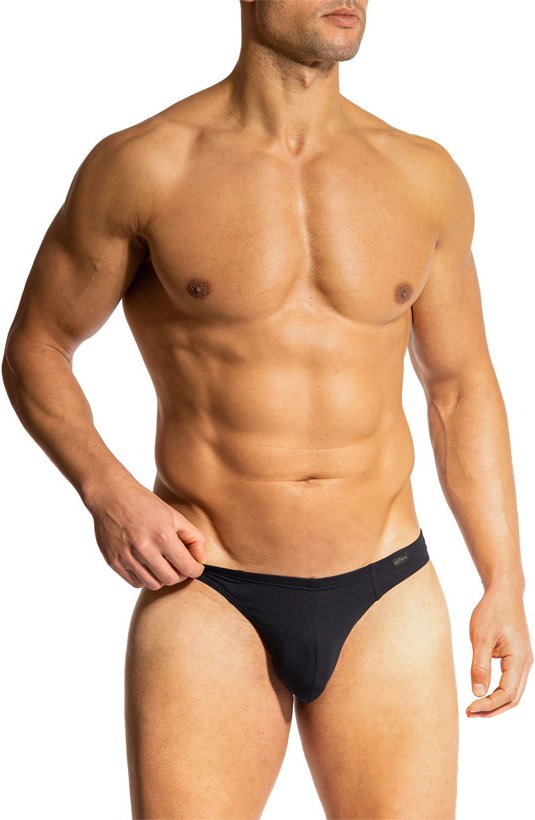 Olaf Benz Herren Ministring blau Mikrofaser/Funktion unifarben