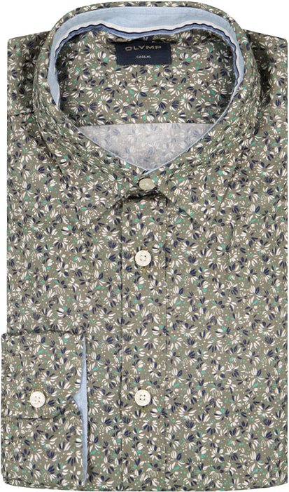 OLYMP Herren Hemd grün