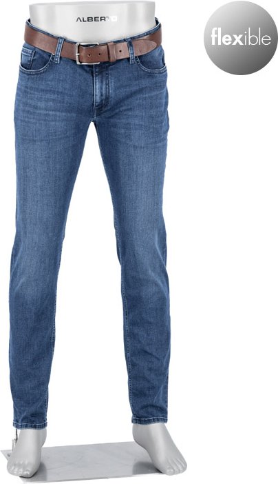 Thumbnail - Alberto Herren Jeans blau Slim Fit