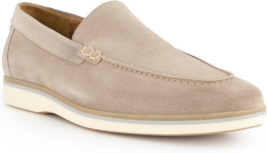 Floris van Bommel Herren Schuhe braun Velours