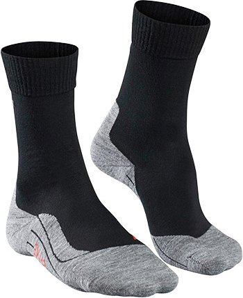 Thumbnail - Falke Herren Socken schwarz Schur-Wolle unifarben
