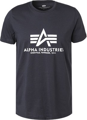 Thumbnail - ALPHA INDUSTRIES Herren T-Shirt blau
