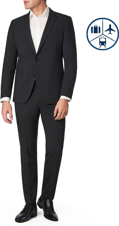 DIGEL Herren Anzüge schwarz Slim Fit