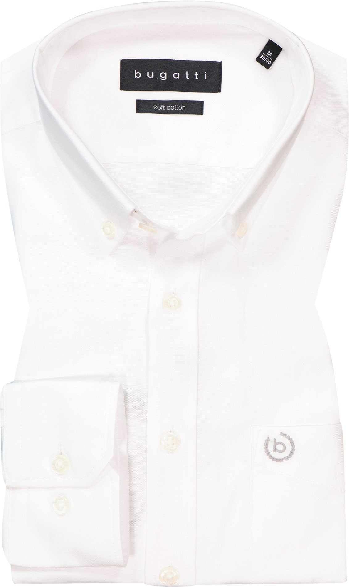 bugatti Herren Hemd weiß