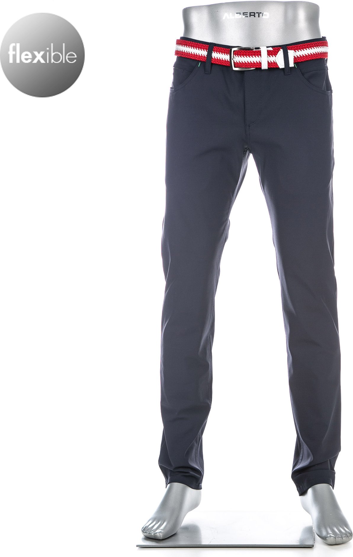 Alberto Golf Herren Golfhose blau