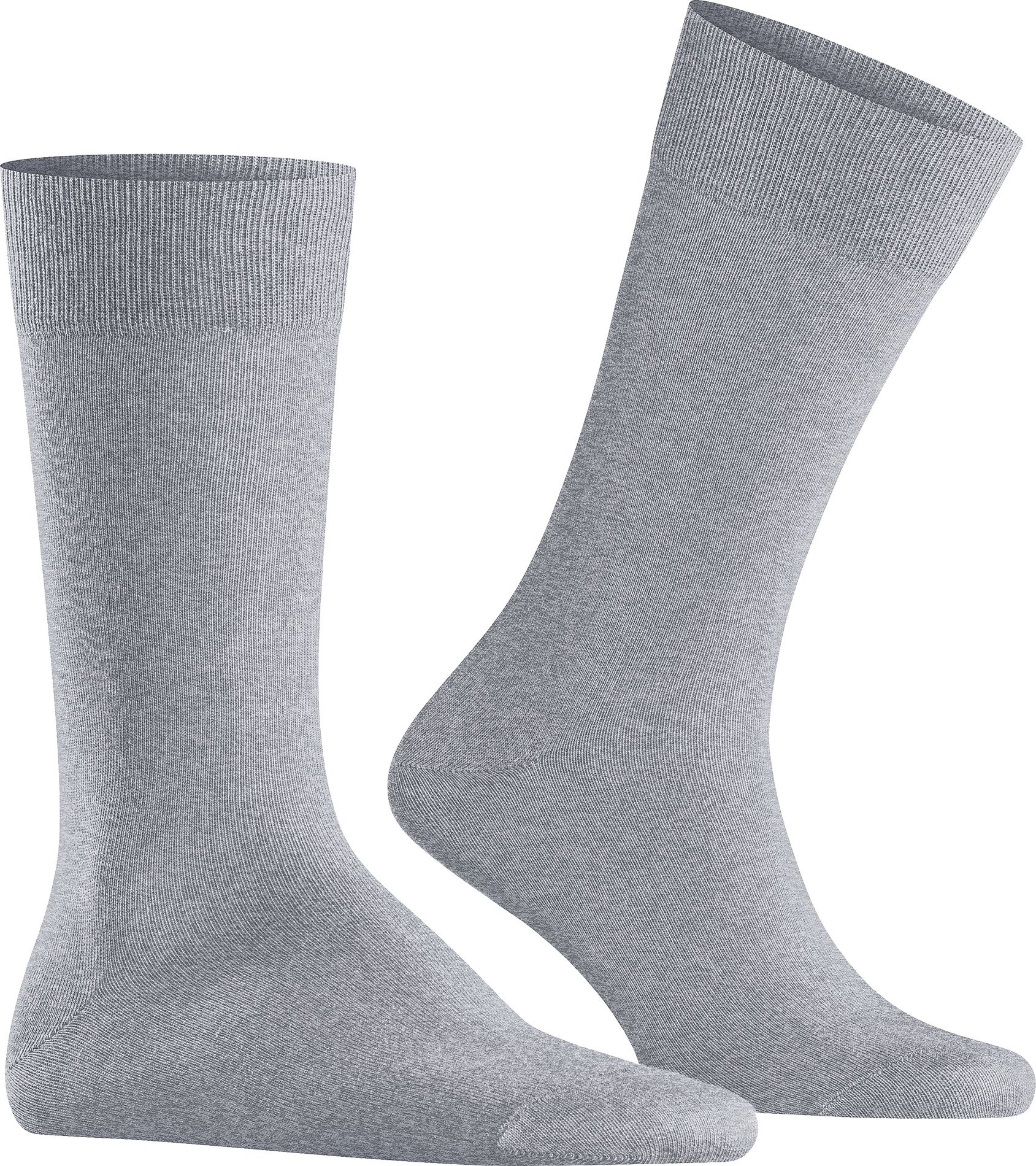 Thumbnail - Burlington Herren Socken grau Baumwolle & Mix unifarben