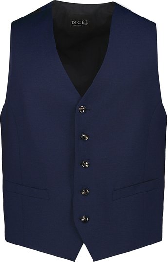 HECHTER PARIS Herren Weste blau meliert