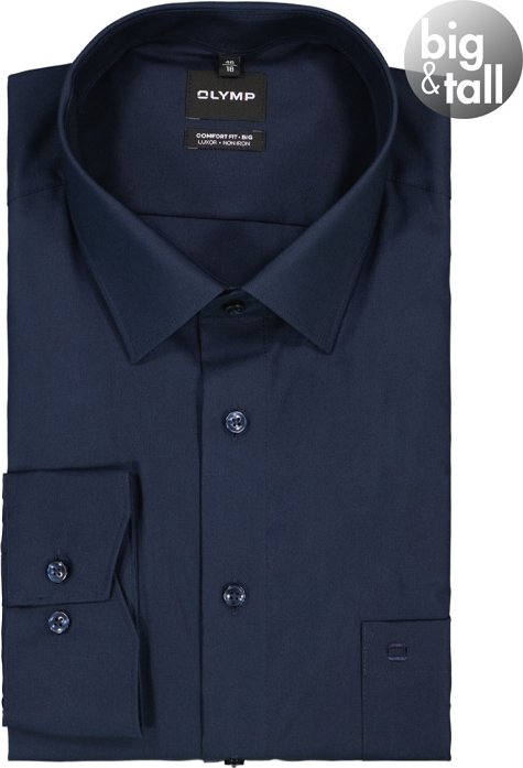 Thumbnail - OLYMP Herren Hemd blau Comfort Fit