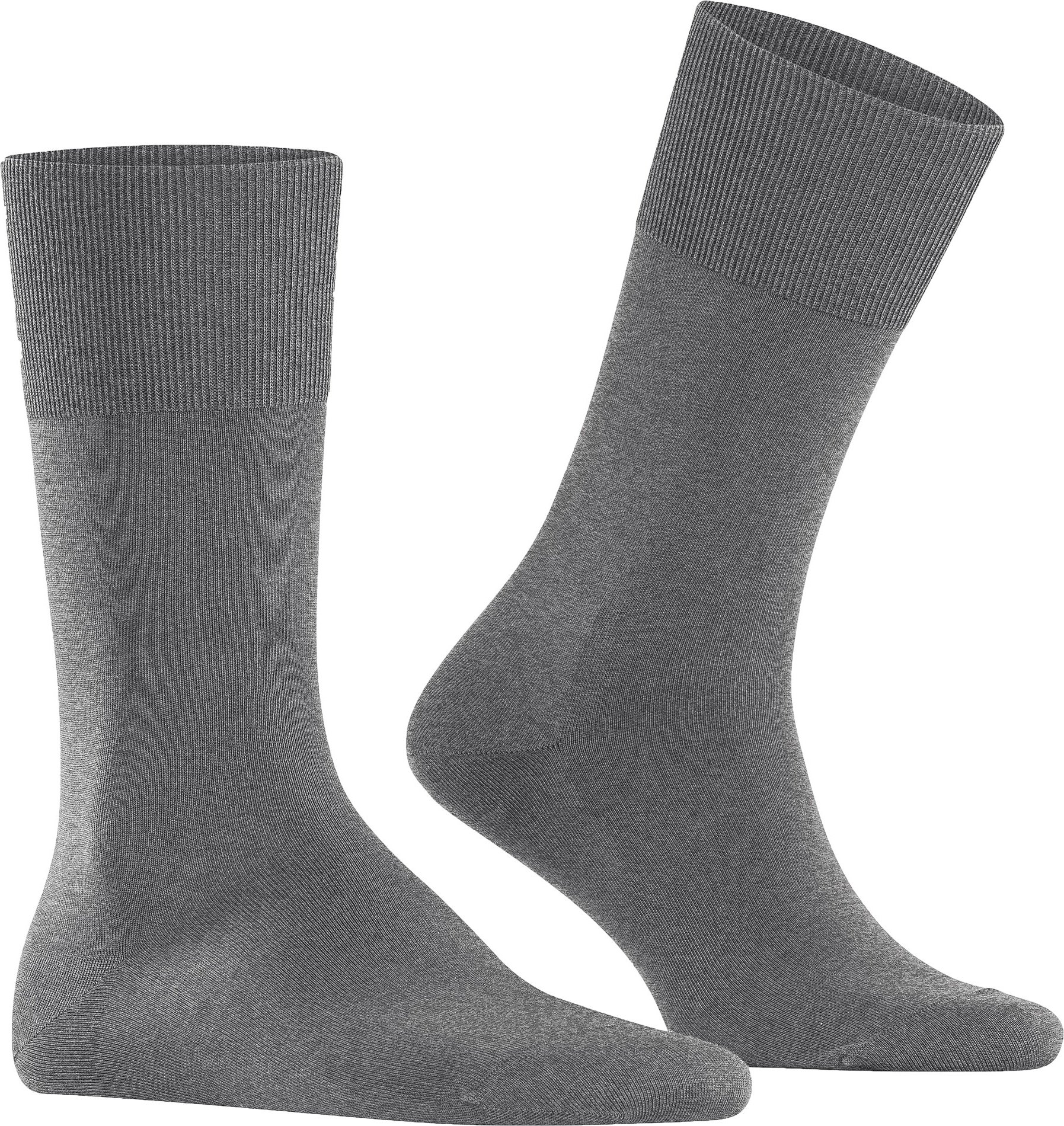 Thumbnail - Falke Herren Socken grau Baumwolle & Mix unifarben
