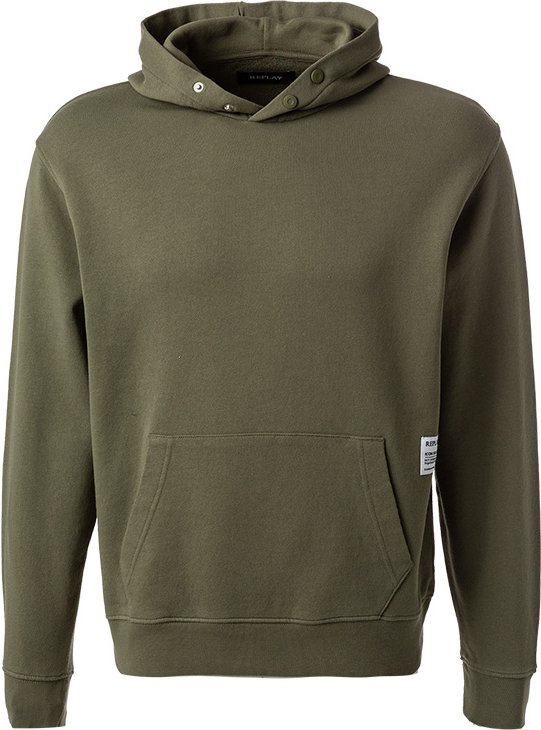 Thumbnail - Replay Herren Pullover grün unifarben