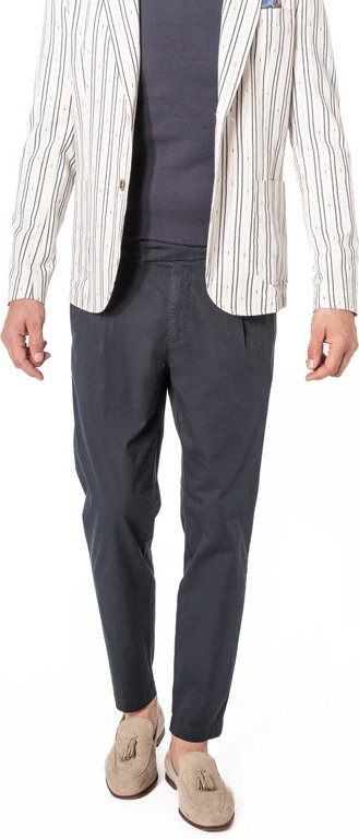 CINQUE Herren Bundfaltenhose blau