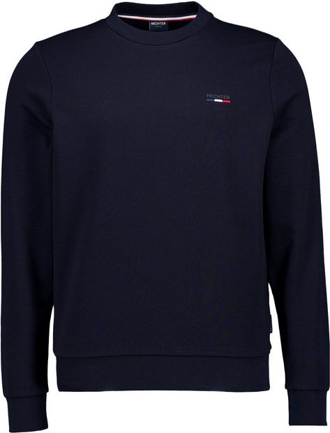 HECHTER PARIS Herren Pullover blau unifarben