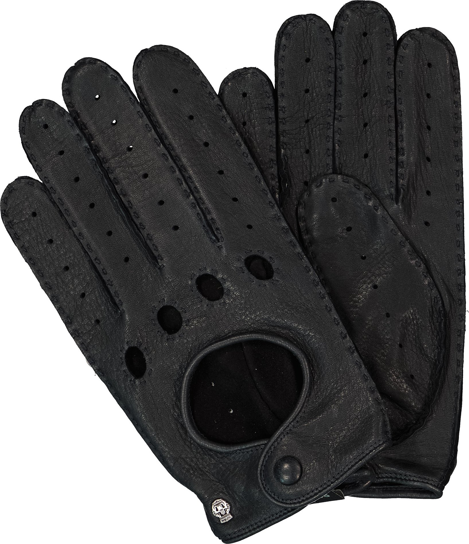 Thumbnail - Roeckl Herren Autofahrer-Handschuhe blau Nappa