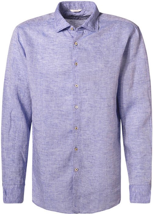 Stenströms Herren Hemd blau meliert