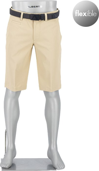 Alberto Golf Herren Golfshorts beige