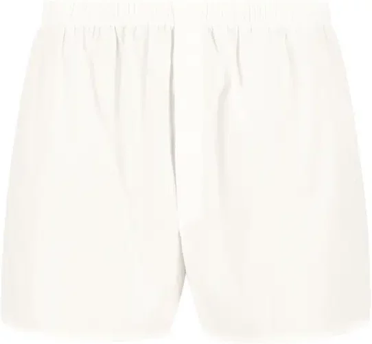 SUNSPEL Herren Boxershorts weiß Reine Baumwolle unifarben
