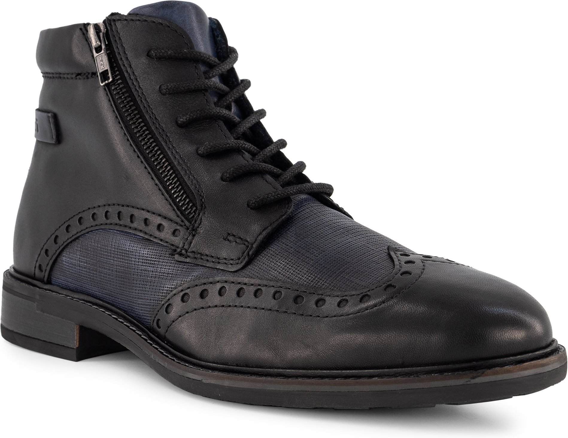 Thumbnail - bugatti Herren Schnürboots blau Glattleder