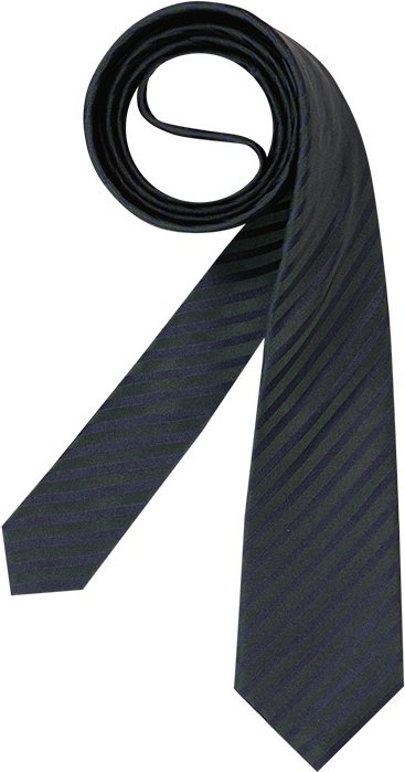 OLYMP Herren Krawatte blau College-Streifen