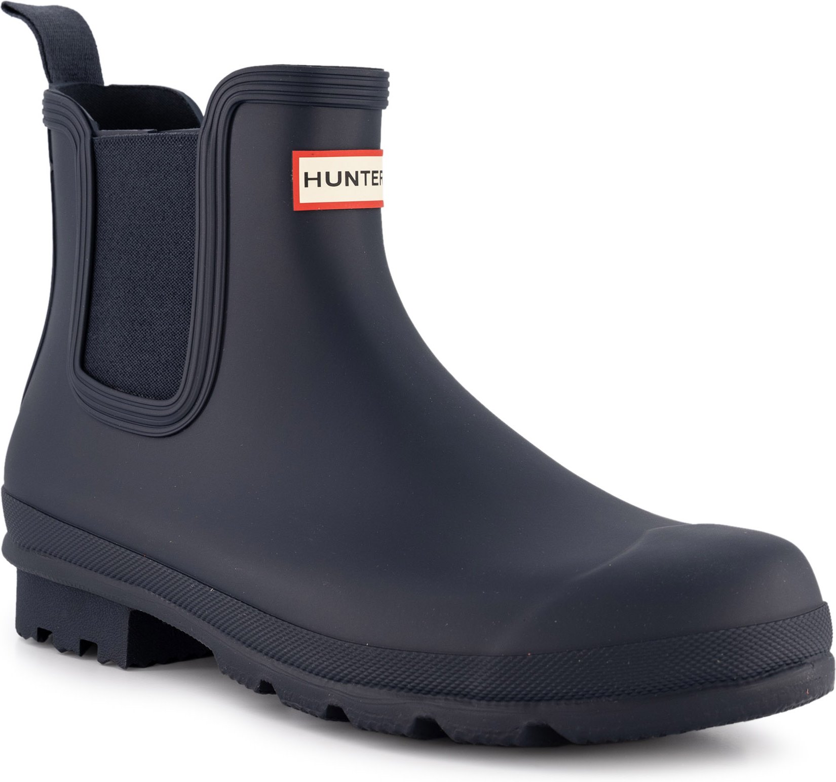 HUNTER Herren Chelsea Boots blau Gummi