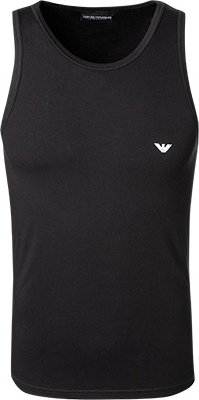 EMPORIO ARMANI Herren Tanktop schwarz Baumwolle & Mix unifarben