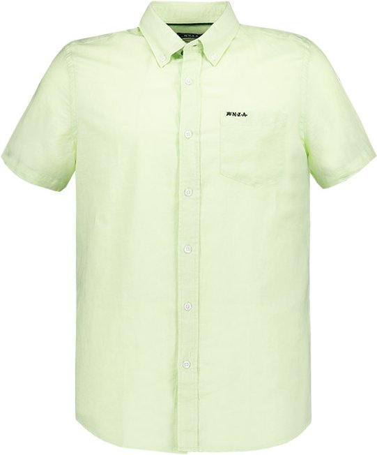 N.Z.A. Herren Kurzarmhemd grün