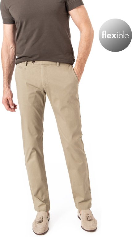 bugatti Herren Hose beige meliert