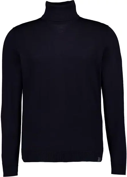 MAERZ Muenchen Herren Pullover blau unifarben