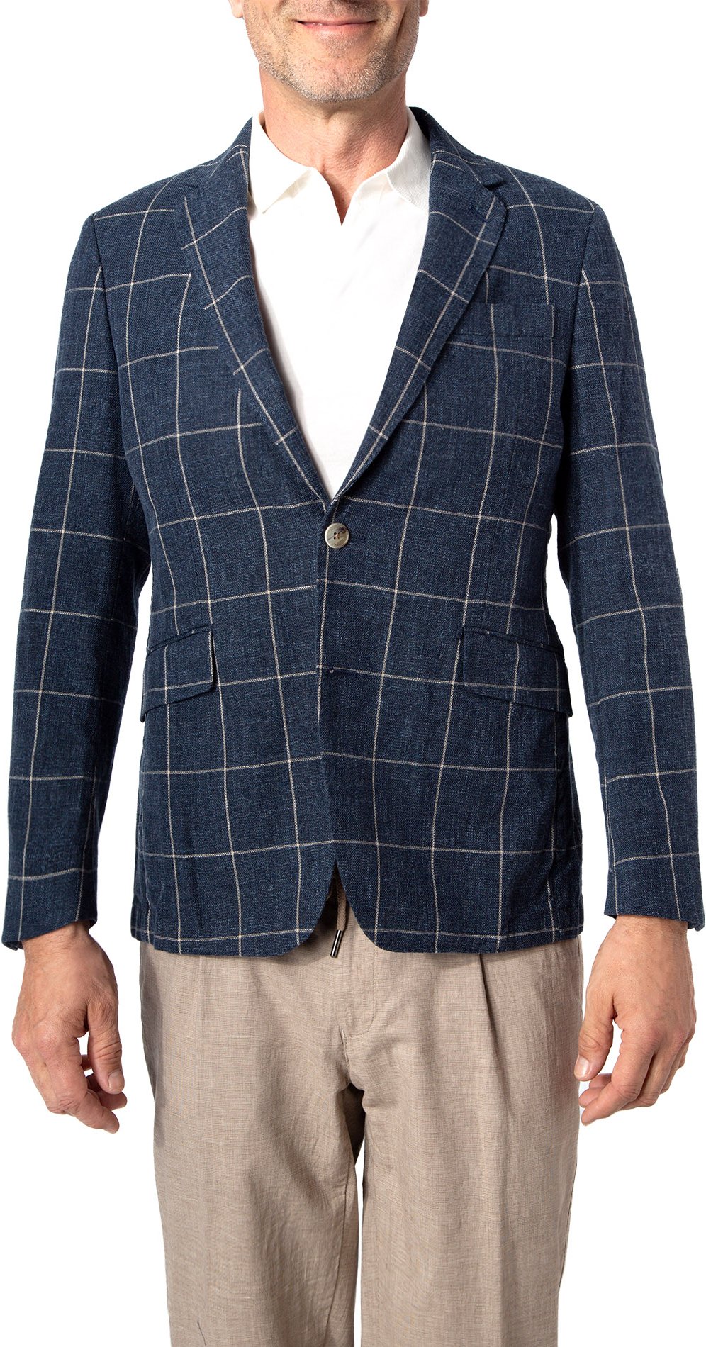 HACKETT Herren Sakko blau kariert