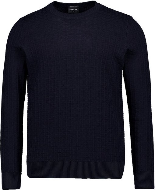 Strellson Herren Pullover blau unifarben