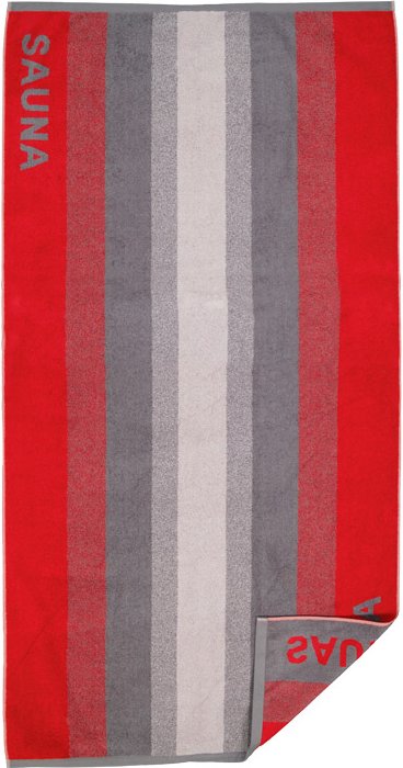 LASA Herren Bademäntel/-tücher grau Baumwolle & Mix Gestreift