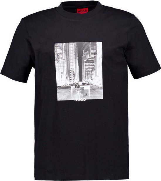 HUGO Herren T-Shirt schwarz