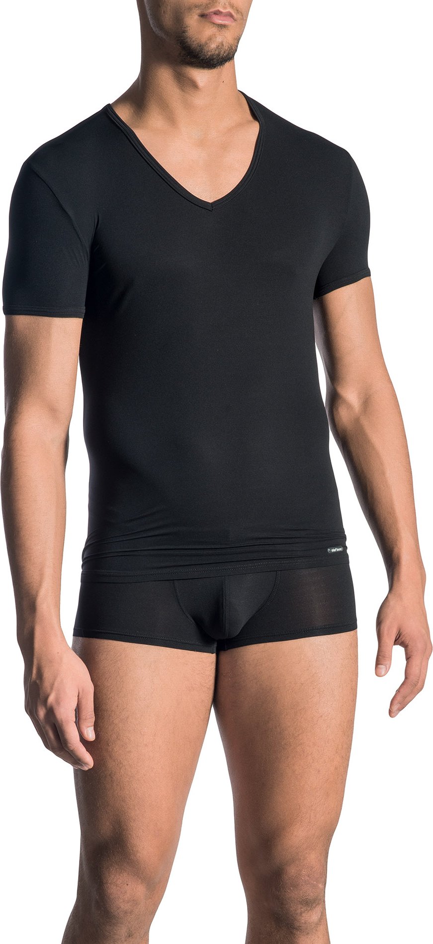 Thumbnail - Olaf Benz Herren T-Shirt schwarz Mikrofaser/Funktion unifarben