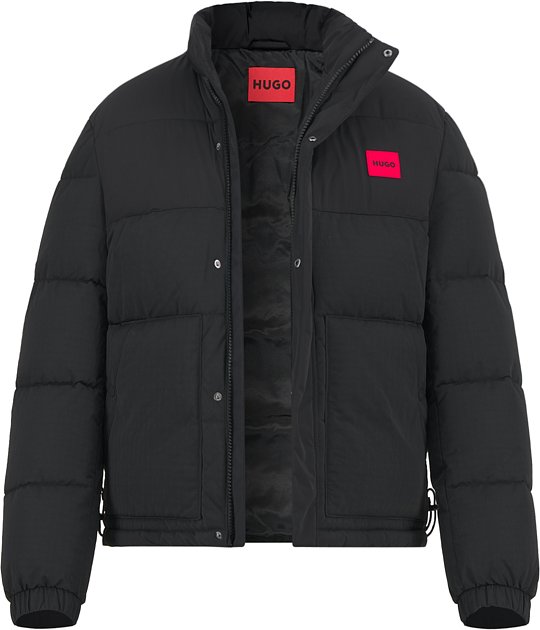 HUGO Herren Jacken schwarz unifarben