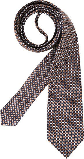 ETON Herren Krawatte blau Gemustert