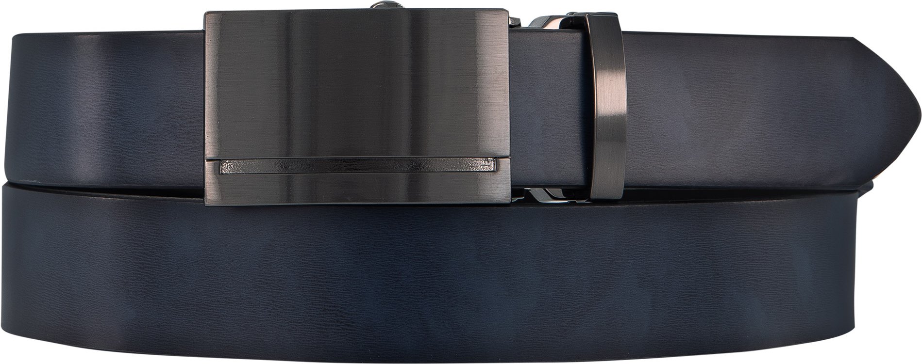 Thumbnail - Lindenmann Herren Gürtel blau Glattleder