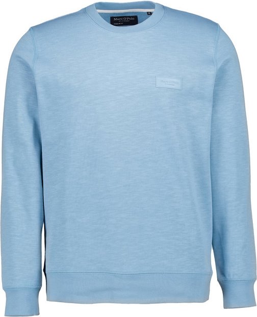 Thumbnail - Marc O'Polo Herren Sweatshirt blau unifarben