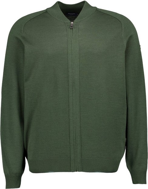 MAERZ Muenchen Herren Cardigan grün unifarben