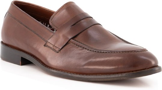 Hamlet Herren Loafer braun Glattleder