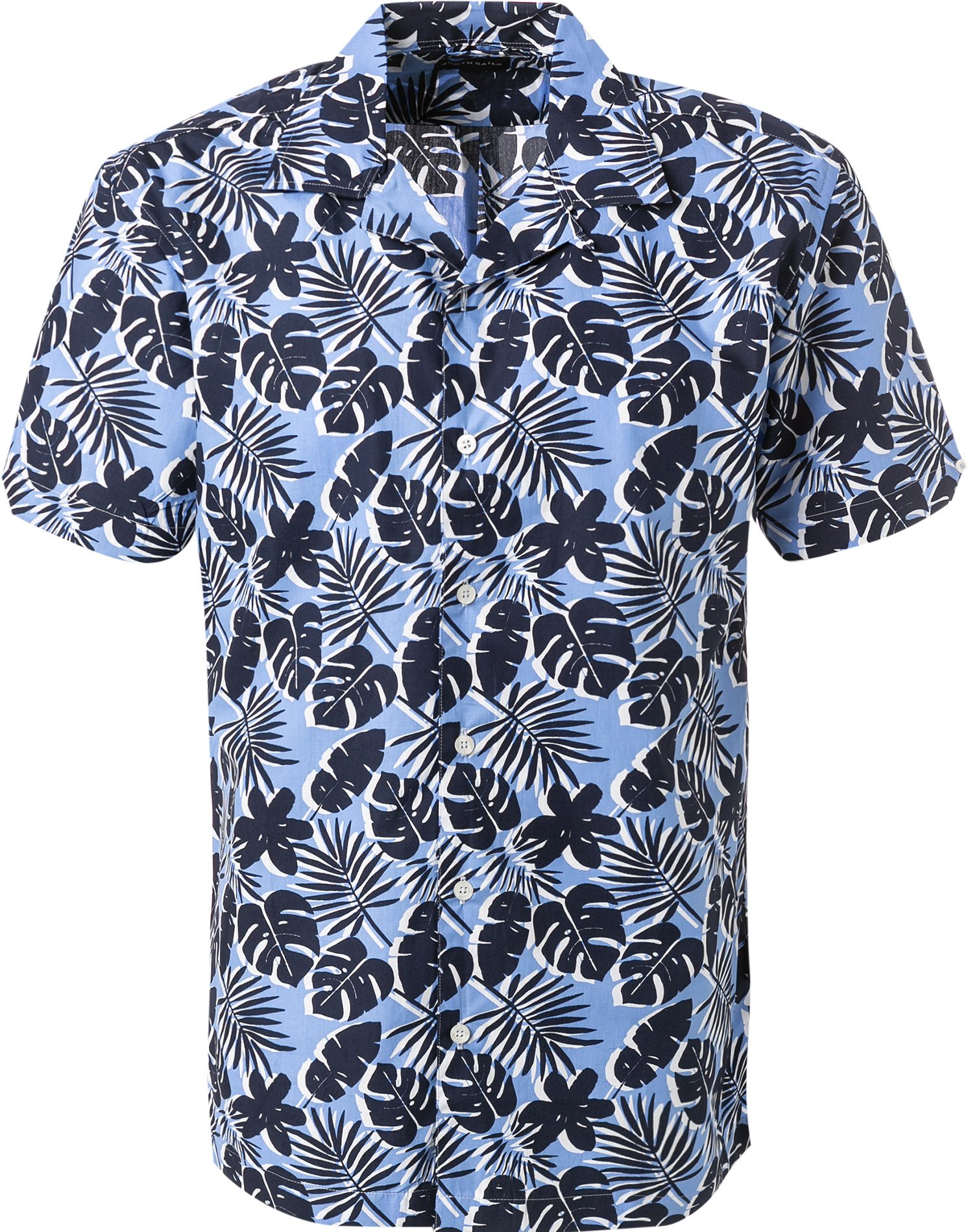 NORTH SAILS Herren Kurzarmhemd blau geblümt