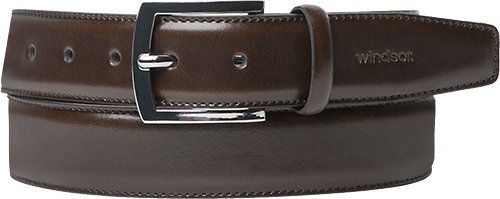 Windsor Herren Gürtel braun Glattleder