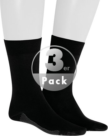 Hudson Herren Socken schwarz Baumwolle & Mix unifarben